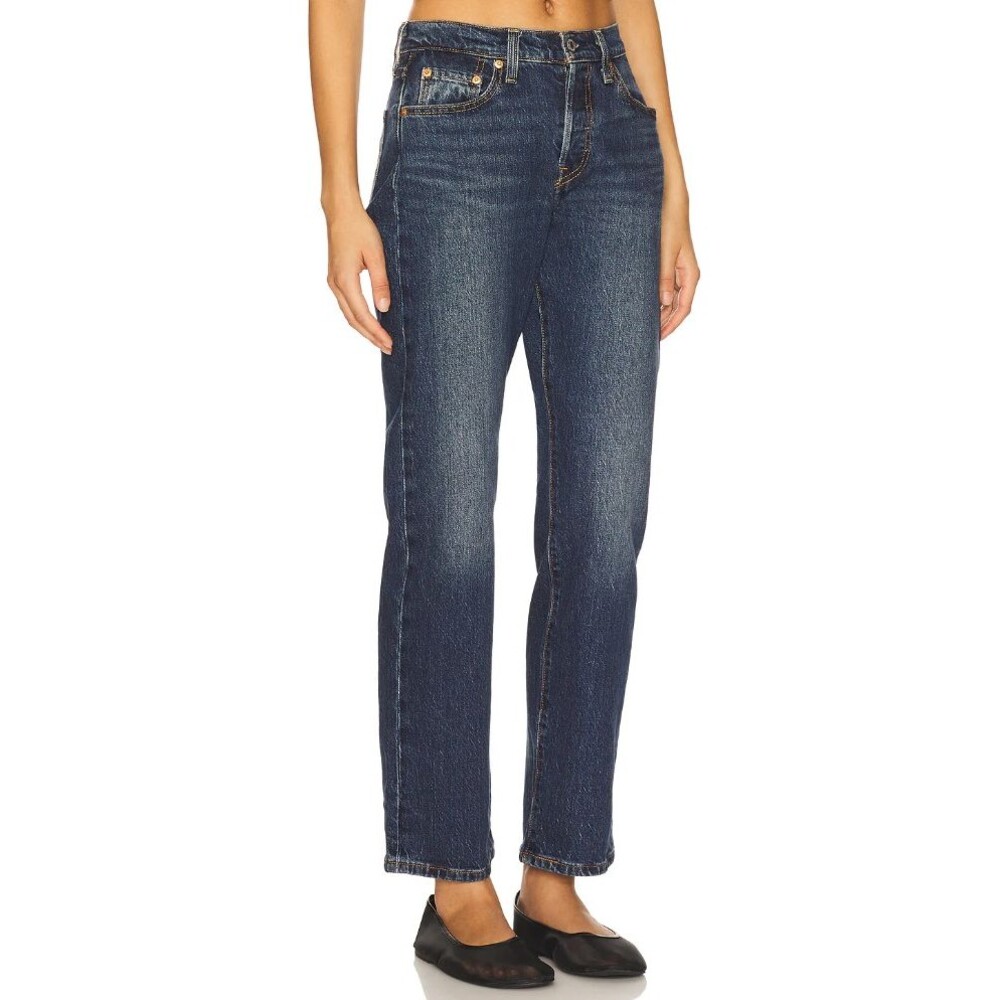 Levi’s Premium 501 Curve Jeans Women’s 26x32 Cold Summer Dark Wash NWT Button